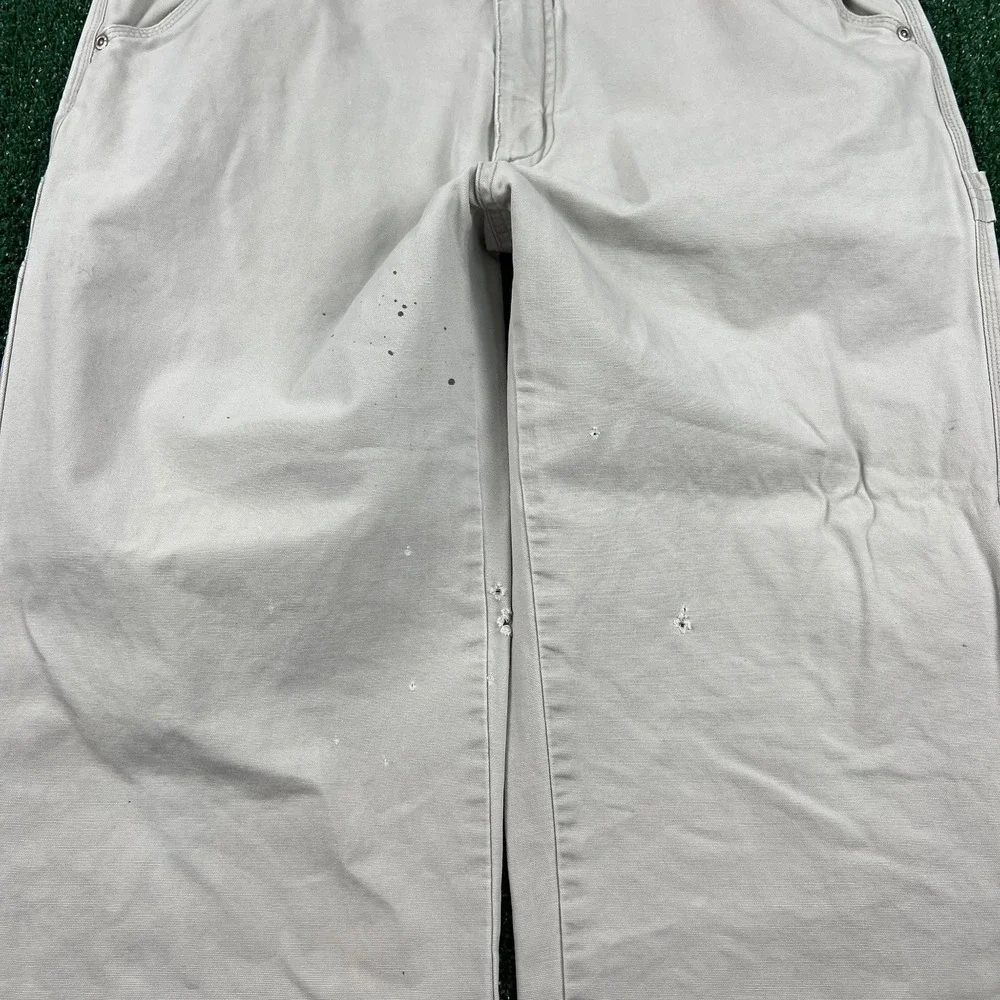 Vintage Columbia Carpenter Canvas Workwear Pants Mens 34x27